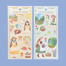 Lade das Bild in den Galerie-Viewer, Cap of tea sticker from Japan by GAIA