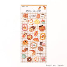 Load image into Gallery viewer, Sticker selection -Bread and Sweets/Animal and Flower- sticker from Japan by GAIA