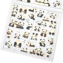 Lade das Bild in den Galerie-Viewer, Schedule Sticker -Panda/Parakeet- from Japan by GAIA