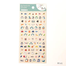 Lade das Bild in den Galerie-Viewer, Schedule Sticker "Pink/Mint- from Japan by GAIA