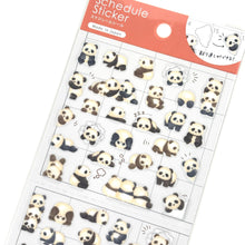 Lade das Bild in den Galerie-Viewer, Schedule Sticker -Panda/Parakeet- from Japan by GAIA