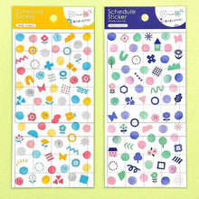 Load image into Gallery viewer, Schedule Sticker -Geometric pattern- from Japan by GAIA