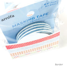 Lade das Bild in den Galerie-Viewer, Masking tape Wish -Hand drawn watercolor patterns- Washi tape