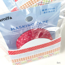 Lade das Bild in den Galerie-Viewer, Masking tape Wish -Hand drawn watercolor patterns- Washi tape