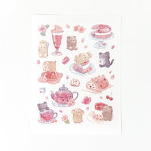 Lade das Bild in den Galerie-Viewer, Masking Die Cut Sticker -Sakura tour sweets- from Japan by Kyowa