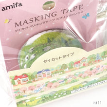 Lade das Bild in den Galerie-Viewer, Die cut masking tape -Spring Panorama- Washi tape