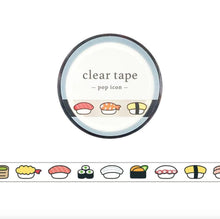 Lade das Bild in den Galerie-Viewer, Clear tape Pop Icon-Sushi- by mind wave from Japan