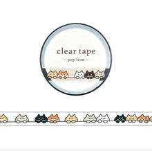 Lade das Bild in den Galerie-Viewer, Clear tape Pop Icon -Hyokkori(Cat)- by mind wave from Japan