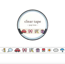 Lade das Bild in den Galerie-Viewer, Clear tape Pop Icon -Pictograph- by mind wave from Japan