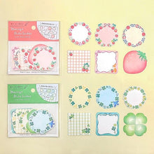 Load image into Gallery viewer, Message flake sticker -Strawberry/Clover- from Japan by GAIA