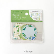 Load image into Gallery viewer, Message flake sticker -Strawberry/Clover- from Japan by GAIA