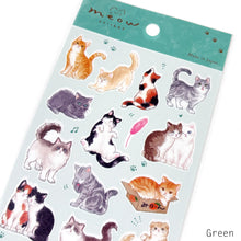 Lade das Bild in den Galerie-Viewer, meow sticker from Japan by GAIA cat sticker