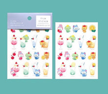 Load image into Gallery viewer, Film Die Cut seal -Colorful Cream Soda- sticker from Japan