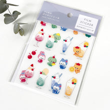 Load image into Gallery viewer, Film Die Cut seal -Colorful Cream Soda- sticker from Japan