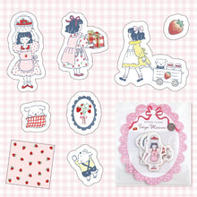 Load image into Gallery viewer, Strawberry girl and Cherry girl sticker
