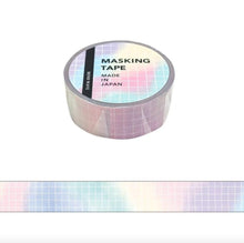 Lade das Bild in den Galerie-Viewer, Masking tape-plaid29-Rainbow Gradient washi tape from Japan by mind wave