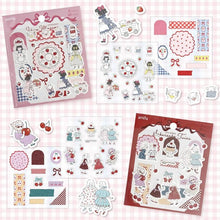 Load image into Gallery viewer, Strawberry girl and Cherry girl sticker
