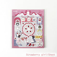 Load image into Gallery viewer, Strawberry girl and Cherry girl sticker