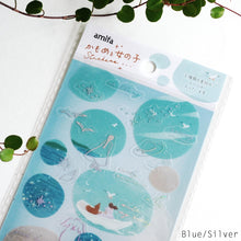 Load image into Gallery viewer, Seagull and girl Sticker 2Sheets set from Japan by GAIA
