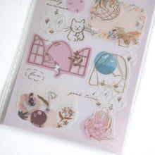 Load image into Gallery viewer, Seagull and girl Sticker 2Sheets set from Japan by GAIA