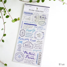 Load image into Gallery viewer, Sticker selection -Handwritten text- from Japan by GAIA