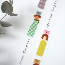 Load image into Gallery viewer, mt Limited Edition -miki tamura letter lady- washi tape masking tape kamoi