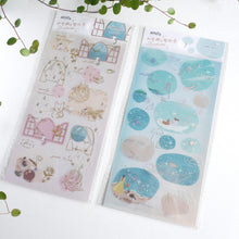 Load image into Gallery viewer, Seagull and girl Sticker 2Sheets set from Japan by GAIA