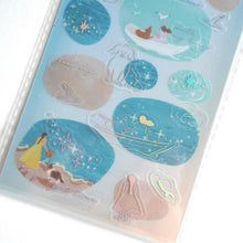 Load image into Gallery viewer, Seagull and girl Sticker 2Sheets set from Japan by GAIA