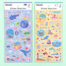 Load image into Gallery viewer, Sticker Selection "Pleasant Ocean" from Japan GAIA