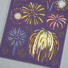 Lade das Bild in den Galerie-Viewer, Sticker selection -Large fireworks- from Japan by GAIA
