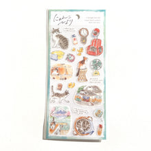 Carica l'immagine nel visualizzatore di Gallery, Cozy cat days Sticker from Japan by mind wave