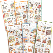 Carica l'immagine nel visualizzatore di Gallery, Cozy cat days Sticker from Japan by mind wave