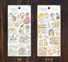Carica l'immagine nel visualizzatore di Gallery, Cozy cat days Sticker from Japan by mind wave