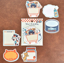 Load image into Gallery viewer, Ob1 Flake Sticky Note -SUPERMARKET Nyan Nyan MART By Papier Platz obiwan obione