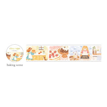 Load image into Gallery viewer, Clear Tape -Lil story- baking scene by mind wave