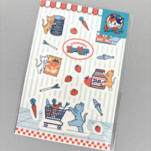 Carica l'immagine nel visualizzatore di Gallery, Ob1 Sheet Seal -SUPERMARKET Nyan Nyan MART By Papier Platz obiwan obione sticker