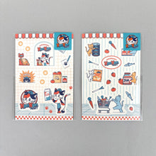 Carica l'immagine nel visualizzatore di Gallery, Ob1 Sheet Seal -SUPERMARKET Nyan Nyan MART By Papier Platz obiwan obione sticker