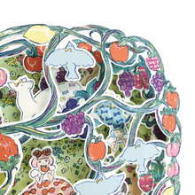 Carica l'immagine nel visualizzatore di Gallery, Futaribon-chan 3D greeting card "Fruit frame"
