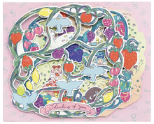 Carica l'immagine nel visualizzatore di Gallery, Futaribon-chan 3D greeting card "Fruit frame"