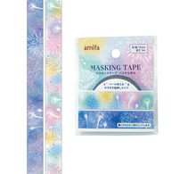 Carica l'immagine nel visualizzatore di Gallery, Masking tape"firework"(Pastel/Blue) washi tape