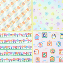 Load image into Gallery viewer, Design Paper "Yippee!" origami, Chiyogami
