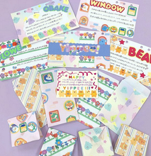 Load image into Gallery viewer, Design Paper "Yippee!" origami, Chiyogami