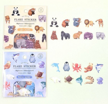 Charger l'image dans la galerie, Animal flake sticker(Land/Marine/Small/Bird)