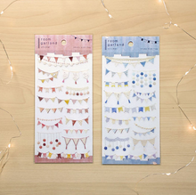 Lade das Bild in den Galerie-Viewer, room garland sticker "smoky pink flag"