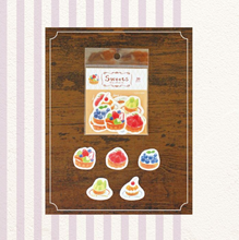 Charger l'image dans la galerie, Washi flake sticker "Otome time/Tart"