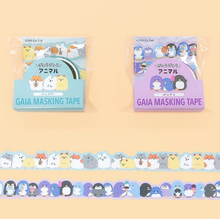 Carica l'immagine nel visualizzatore di Gallery, Die cut Masking tape, Washi tape "Gyu gyu animal"