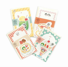 Lade das Bild in den Galerie-Viewer, 2 pattern mini letter "Harapeko kissa(cafe)"-Roll cake-