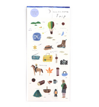 Lade das Bild in den Galerie-Viewer, Miki Tamura washi tape sticker "Trip"