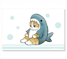 Charger l'image dans la galerie, Post card "mofusand" -shark-