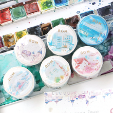 Carica l'immagine nel visualizzatore di Gallery, Special City of watercolors washi tape "Villa"